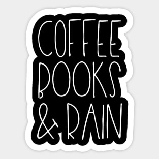 Coffee Books & Rain Sticker